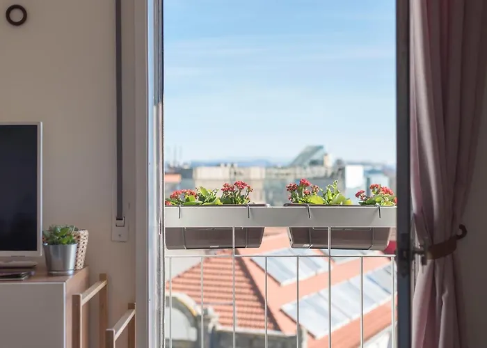 In Flat By, Center, Skyline Oporto