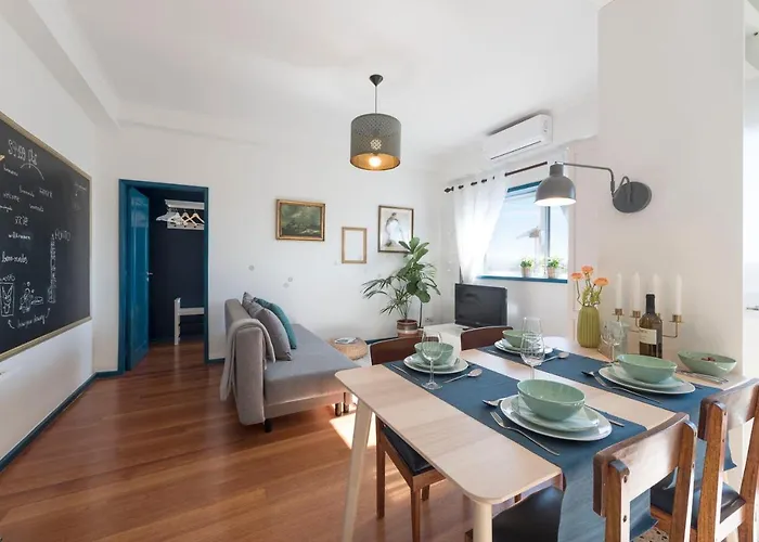 In Flat By, Center, Skyline