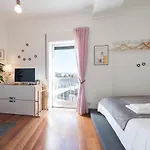 In Flat By, Center, Skyline