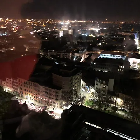 In Flat By, Center, Skyline